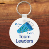 Porte-clés Shout Out pour les chefs d'équipe (Recto)