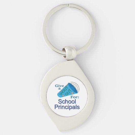 Porte-clés Shout Out pour les directeurs d'école (Devant)