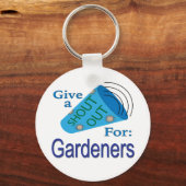 Porte-clés Shout Out pour les jardiniers (Recto)