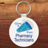 Porte-clés Shout Out pour les techniciens en pharmacie (Recto)