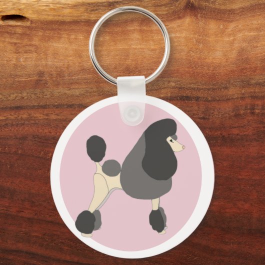 Porte-clés Show Poodle (Verso)