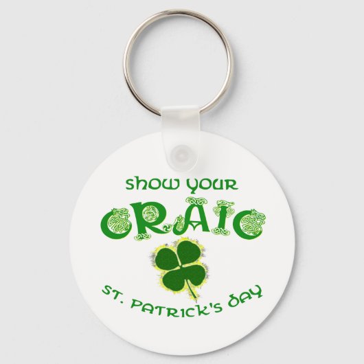 Porte-clés Show Your Craic (Recto)