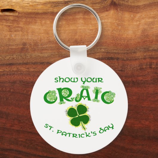 Porte-clés Show Your Craic (Recto)