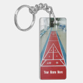 Porte-clés Shuffleboard à bord de coutume (Devant gauche)