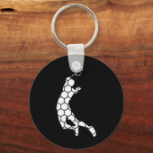 Porte-clés Shutter Badminton Squash Joueur Badminton (Recto)