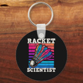Porte-clés Shuttle Badminton Scientifique (Recto)