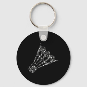 Porte-clés Shuttle Collage Badminton Player Shirt _ Badminton