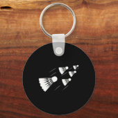 Porte-clés Shuttle Joueur Badminton (Recto)