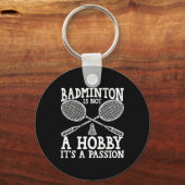 Porte-clés Shuttle Joueur Badminton (Recto)