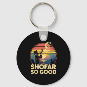 Porte-clés Si Bon Drôle Rosh Hashanah Fête Juive Sho Far