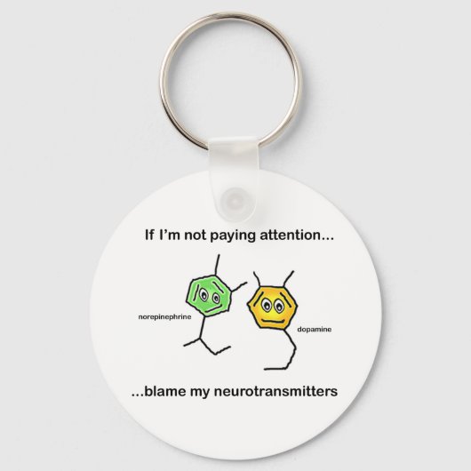 Porte-clés Si je ne fais pas attention... (Recto)