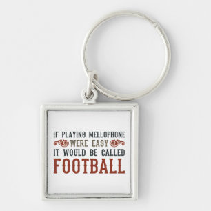 Porte-clés Si jouant Mellophone étaient faciles