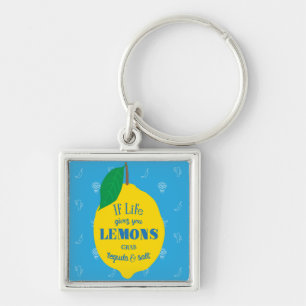 Porte-clés Si la vie vous donne des citrons, la tequila de