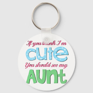 Porte-clés Si tu penses que je suis mignonne, tu devrais voir