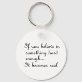 Porte-clés Si vous croyez en quelque chose (Verso)