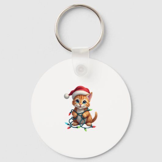 Porte-clés Siamese Cat Christmas V-Neck (3) (Recto)