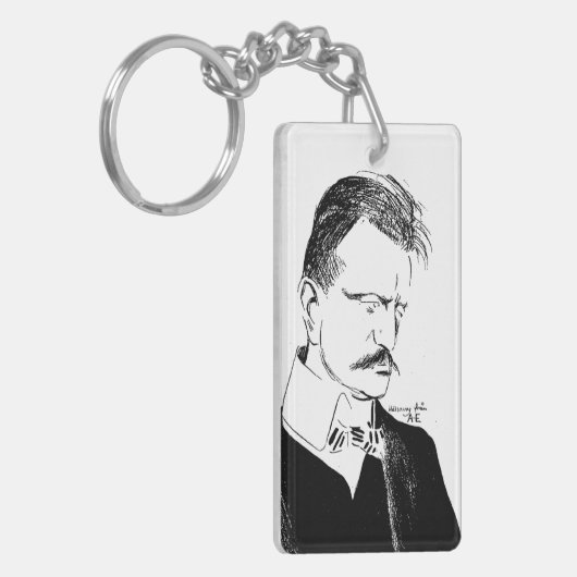 Porte-clés Sibelius : croquis d'Albert Engström (1904) Keycha (Devant gauche)