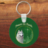 Porte-clés Sibérie Husky Peace (Verso)
