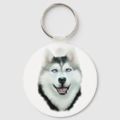 Porte-clés Sibérien Husky (Recto)