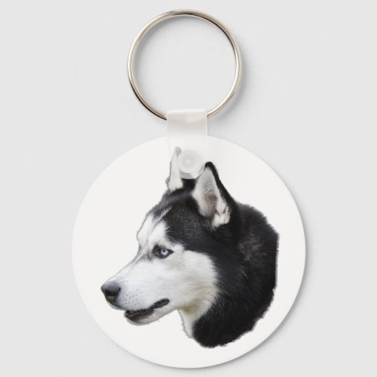 Porte-clés sibérien husky (Recto)