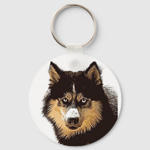 Porte-clés Sibérien Husky