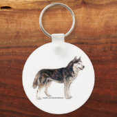 Porte-clés Sibérien Husky ! (Recto)