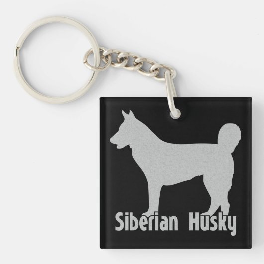 Porte-clés Sibérien Husky (Devant)