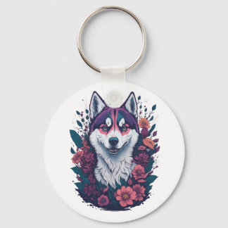 Porte-clés Sibérien Husky Mens