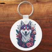 Porte-clés Sibérien Husky Mens (Recto)