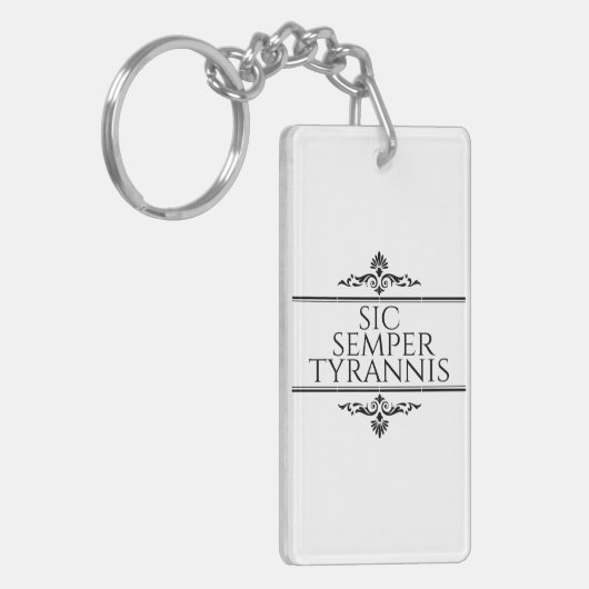 Porte-clés Sic Semper Tyrannis (Devant gauche)