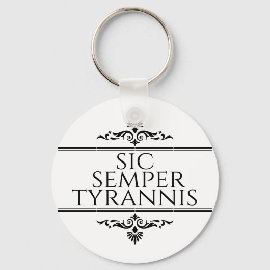 Porte-clés Sic Semper Tyrannis (Recto)