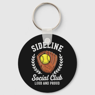 Porte-clés Sideline Social Club Softball Glove Ball Fier Mama