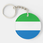 Porte-clés Sierra Leone Flag (Devant)