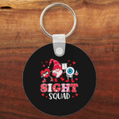 Porte-clés Sight Squad Optician Optometrist Dabbing Heart Val (Recto)