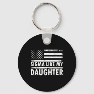 Porte-clés Sigma Comme Ma Fille Drôle Fête des pères Papa Pap