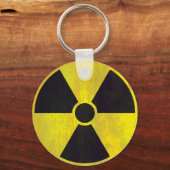 Porte-clés Signal d'avertissement radioactif | Cool Grunge (Recto)