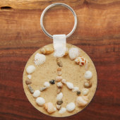 Porte-clés Signal de paix Seashell Porte - clé (Recto)