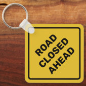 Porte-clés Signal Diamant d'avertissement personnalisé (Recto)