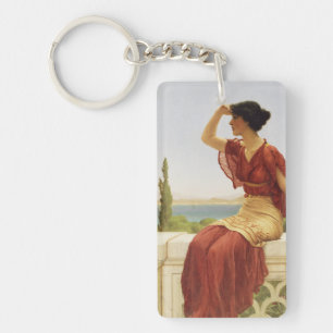 Porte-clés Signal Godward Woman Portrait Art Vintage