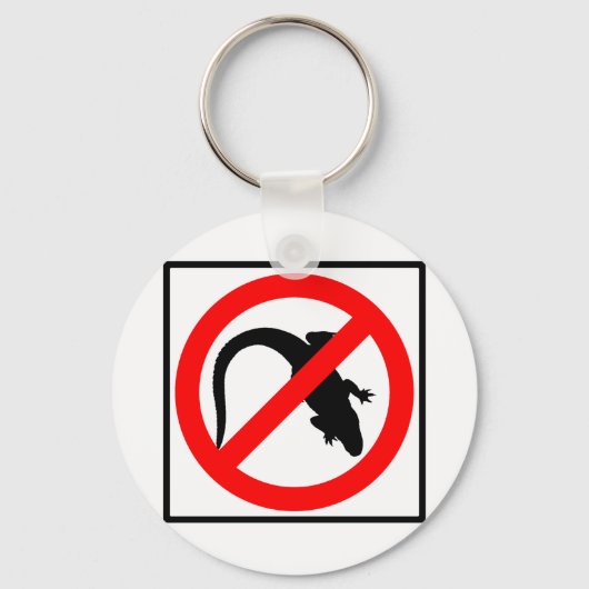 Porte-clés Signal routier sans alligators (Recto)