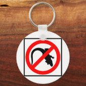 Porte-clés Signal routier sans alligators (Recto)