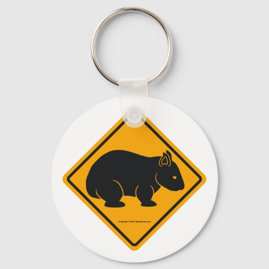 Porte-clés Signal Wombat (pas de texte) (Recto)