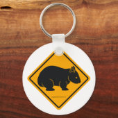 Porte-clés Signal Wombat (pas de texte) (Recto)