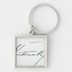Porte-clés Signature de la Reine Victoria (à l'encre sur le