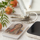 Porte-clés Signaux de fumée : Lakota Indian Chief Sitting Bul (Devant droit)