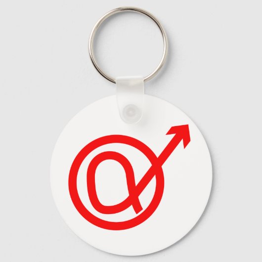 Porte-clés Signe Alpha Homme (Recto)