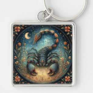 Porte-clés Signe astrologique Scorpion Céleste Anniversaire