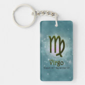 Porte-clés Signe astrologique Virgo Zodiac couleur Pick (Devant)