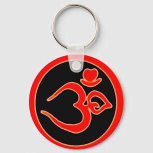 Porte-clés SIGNE COEUR Om - Yoga Porte - clé / Cadeaux