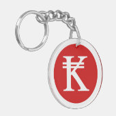 Porte-clés SIGNE D'ARGENT Laos Kip Lao / Laotien (Devant gauche)